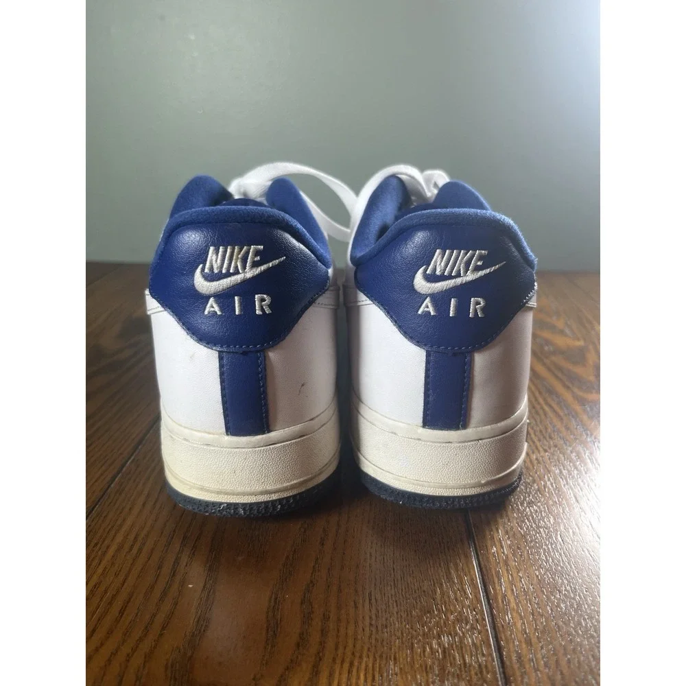 Nike Air Force 1 AF1 Low White Deep Royal Blue (CD0884-102) Men's Size 11